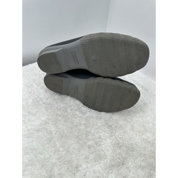 Sperry Boots Womens 10 Saltwater Lace Up Zip Ankle Duck Boot 86423 Black Leather - Picture 9 of 11